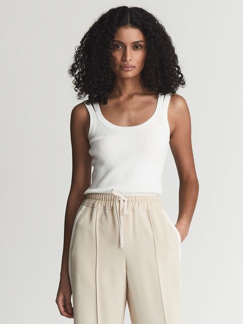 Sabrina Double Strap Knitted Vest