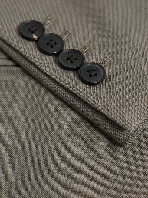 Fine Single Breasted Wool Blazer