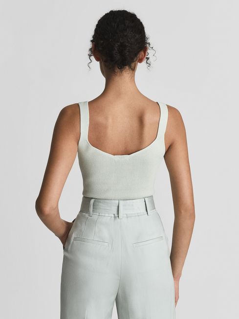 Daisy Sweetheart Neck Top