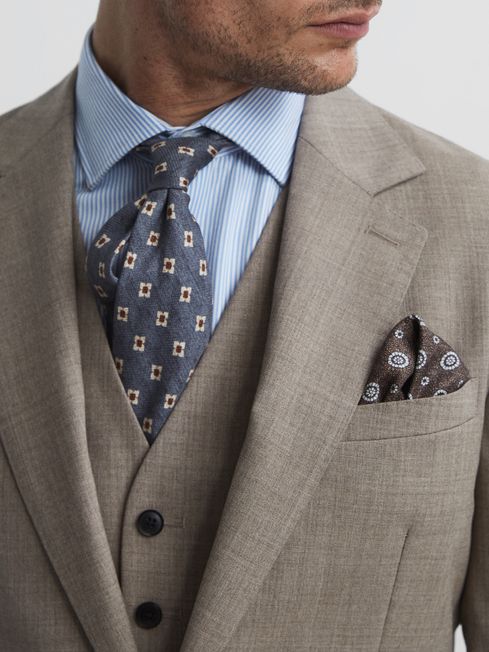 Rope Single Breasted Textured Blazer