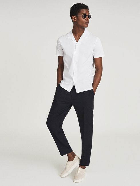 Caspa Mercerised Cotton Jersey Shirt