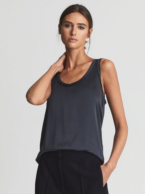 Riley Silk Blend Vest