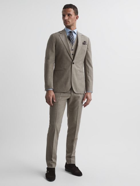 Rope Single Breasted Textured Blazer