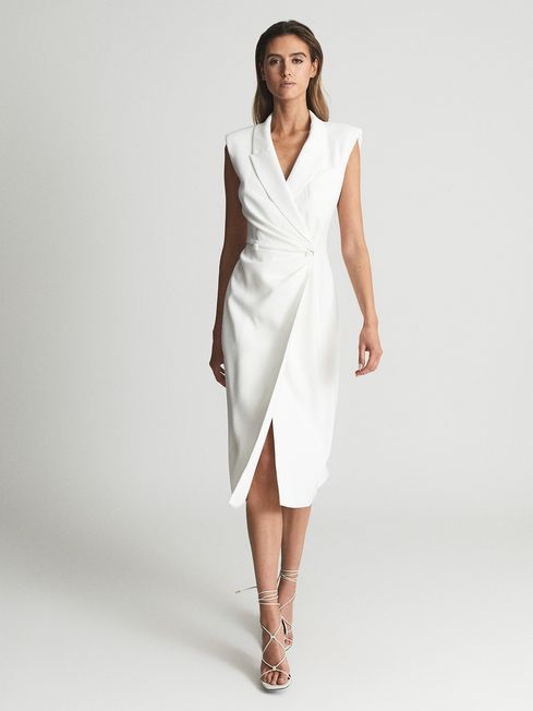 Cecile Tux Bodycon Midi Dress