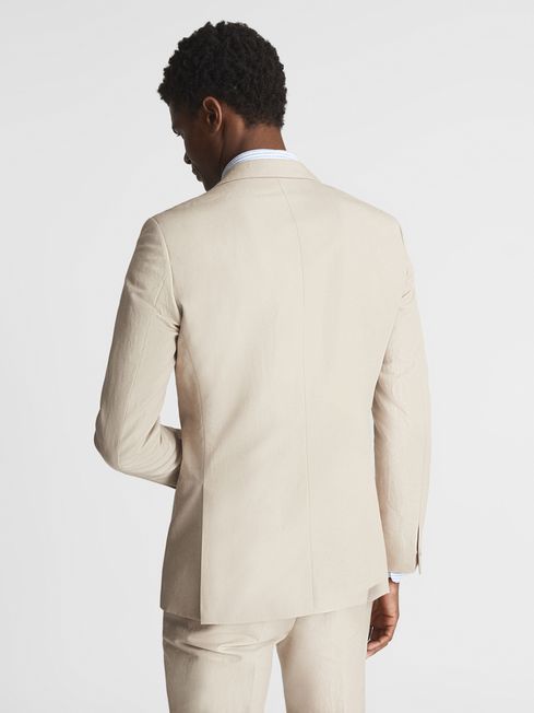 Tone Double Breasted Linen Blazer