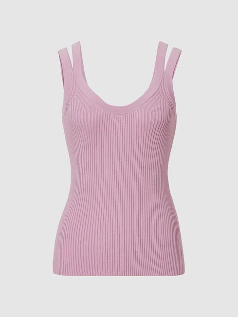 Sabrina Double Strap Knitted Vest