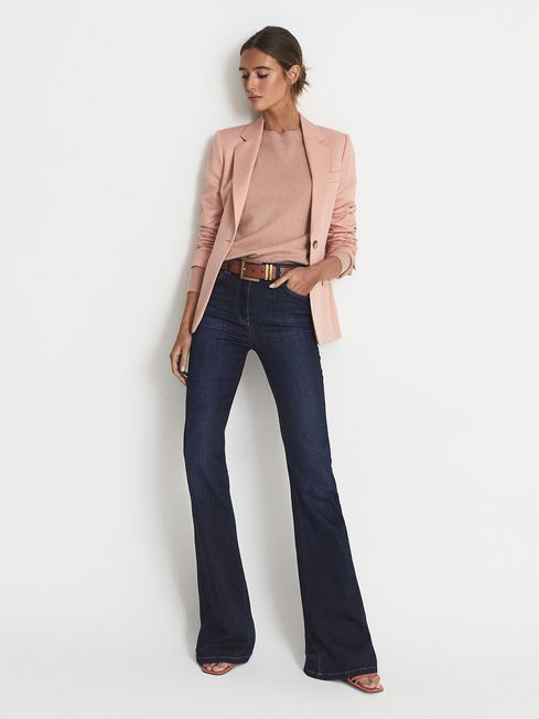 Beau High Rise Skinny Flared Jeans