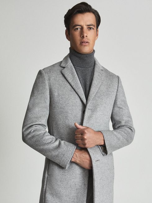 Gable Wool-blend Epsom OverCoat
