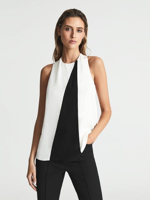 Sharon Colourblock Sleeveless Top