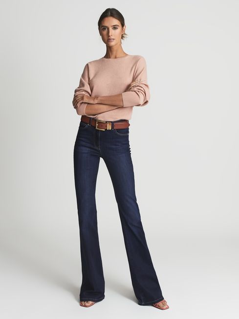 Beau High Rise Skinny Flared Jeans