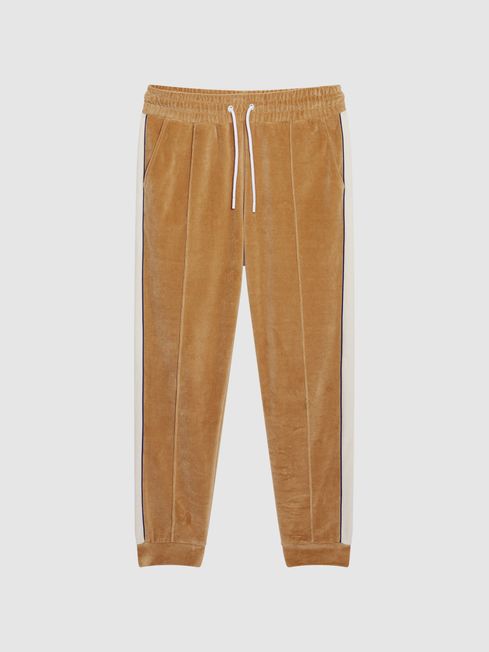 Corso - Che Tapered Velour Drawstring Joggers