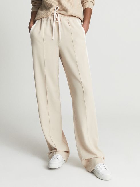 Frazer Wide Leg Side Stripe Trousers