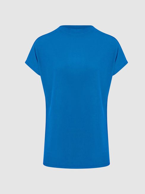 Poppy High Neck Jersey Top