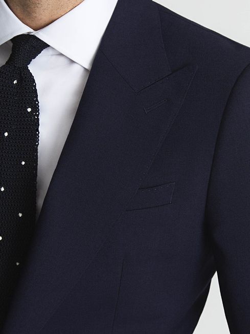 Bold Single Breasted Wool Blazer