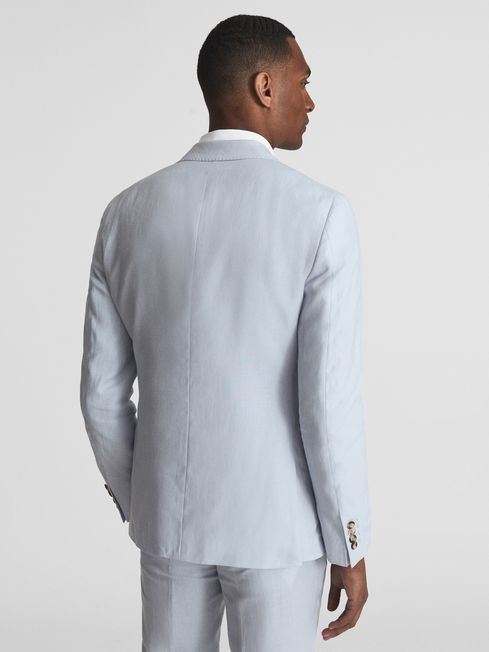Kin Single Breasted Linen Blazer