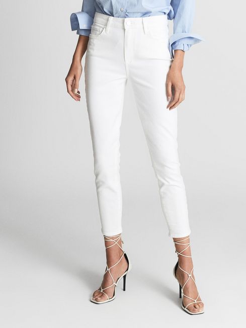 Hoxton Paige Cropped Skinny Jeans