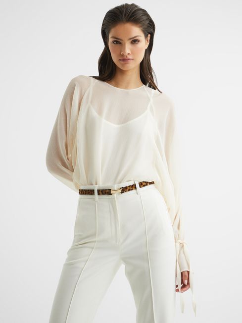 Hayley Leather Square Hinge Waist Belt