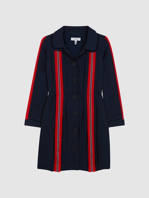 Abby Long Sleeve Button Front Dress
