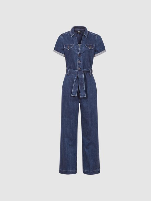 Anessa Paige Denim Jumpsuit