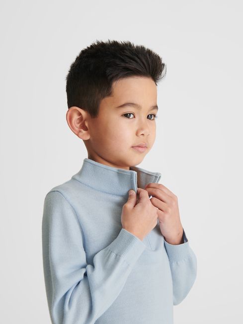 Blackhall Junior Zip Up Knitted Jumper