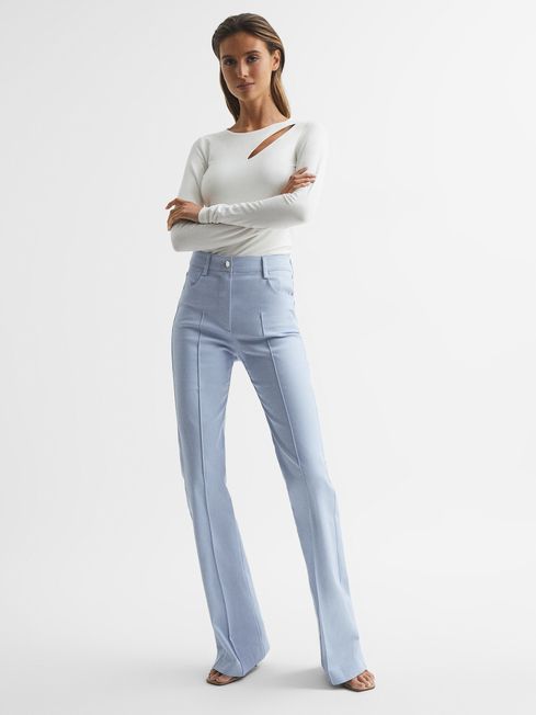 Aubrey Cut-Out Long Sleeve Top