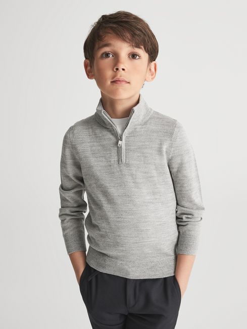 Blackhall Junior Zip Up Knitted Jumper