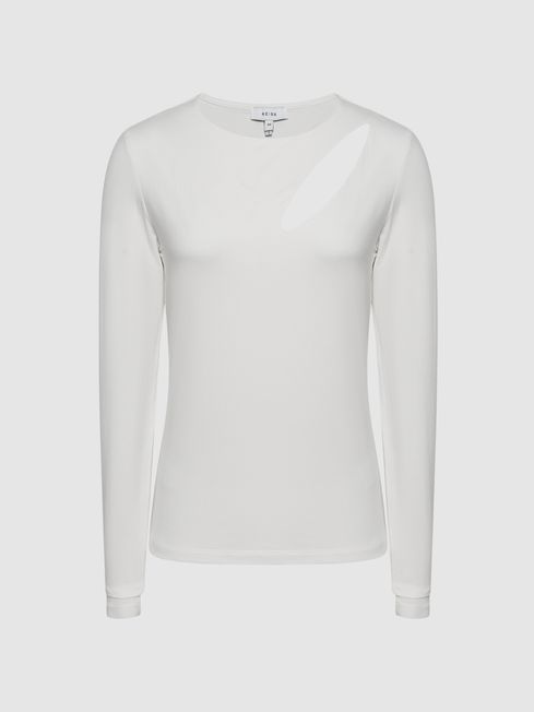 Aubrey Cut-Out Long Sleeve Top