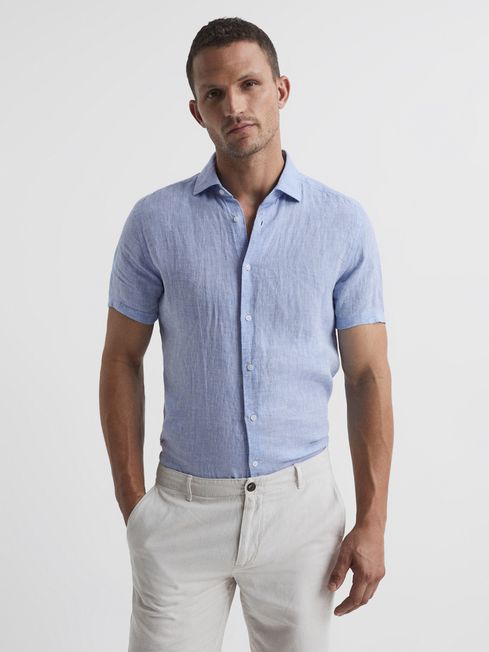 Holiday Linen Slim Fit Shirt