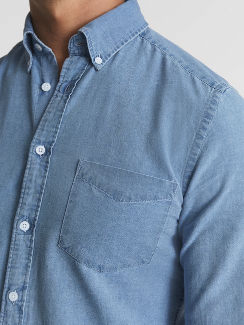 Sark Chambray Button-Down Shirt