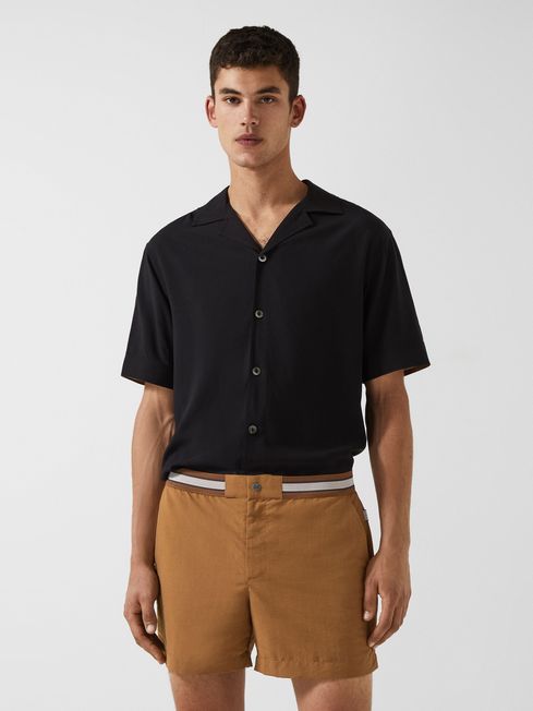 Sunseeker - Che Contrast Waistband Swim Shorts