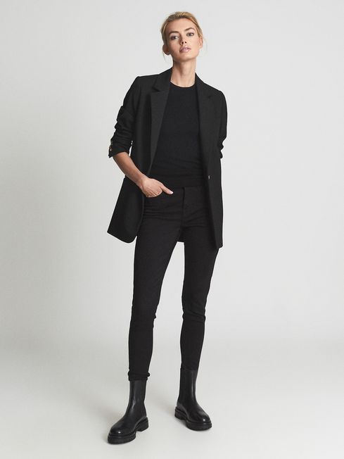 Lux Mid Rise Skinny Jeans