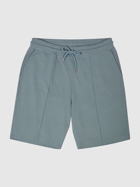 Norton Textured Drawstring Jersey Shorts