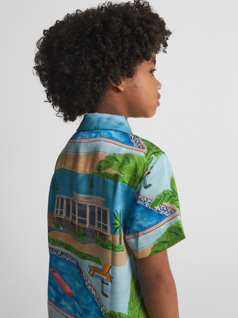 Retreat Junior Cuban Collar Shirt