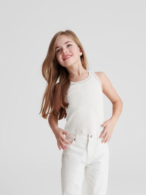 Violet Jr Junior Trim Detail Vest