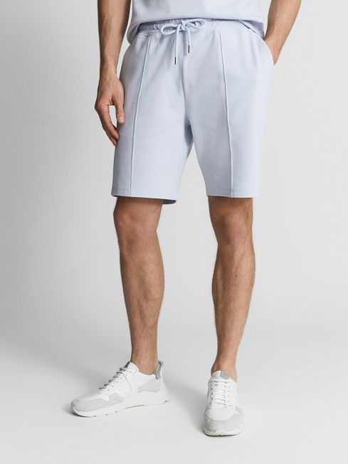 Norton Textured Drawstring Jersey Shorts