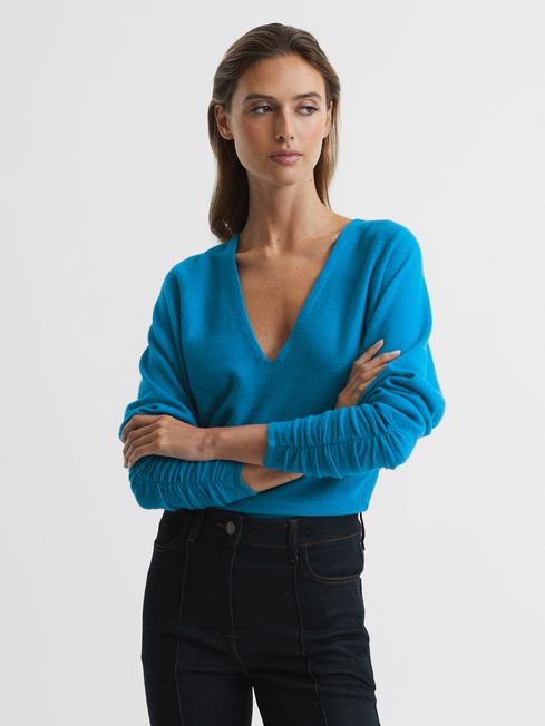 Jolie V-Neck Cashmere Blend Jumper