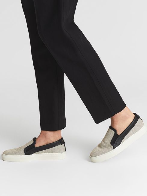 Luca Slip On Suede Slip-On Trainers