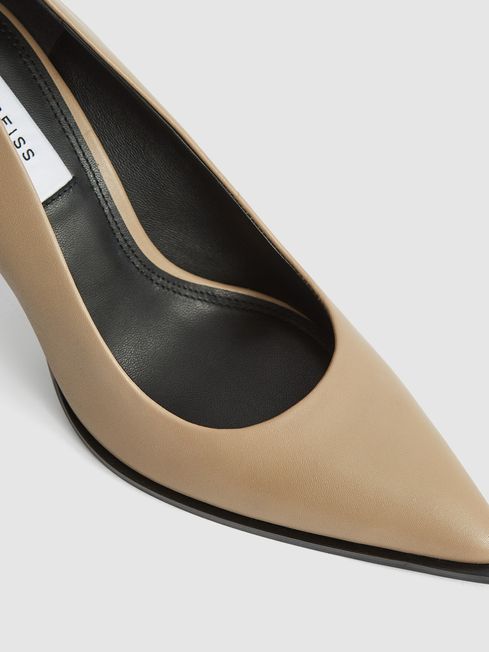 Ada Court Leather Court Shoes