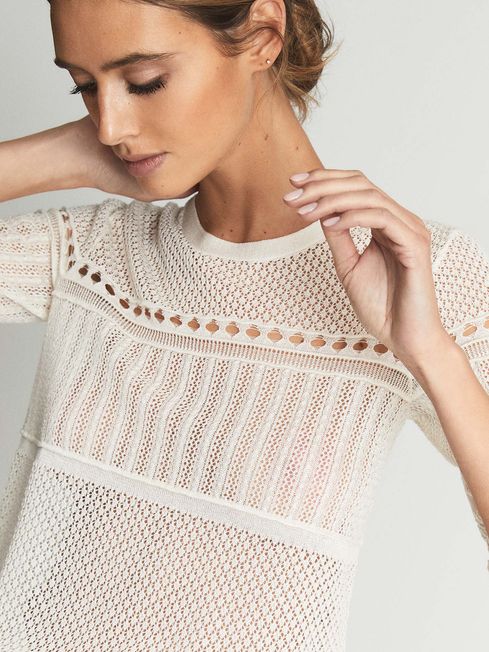 Eliana Lace Crew Neck Jumper