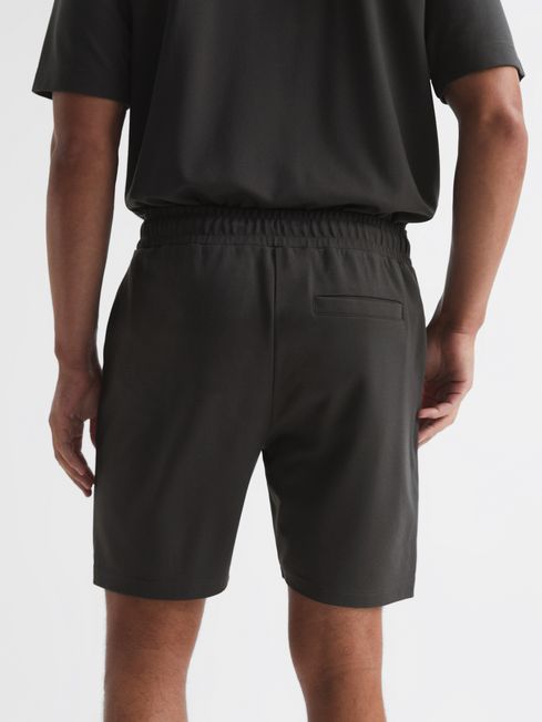 Cullen Drawstring Pintuck Shorts