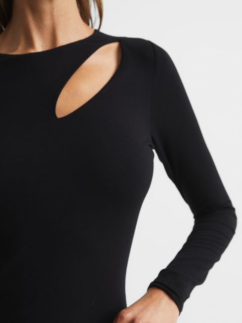 Aubrey Cut-Out Long Sleeve Top