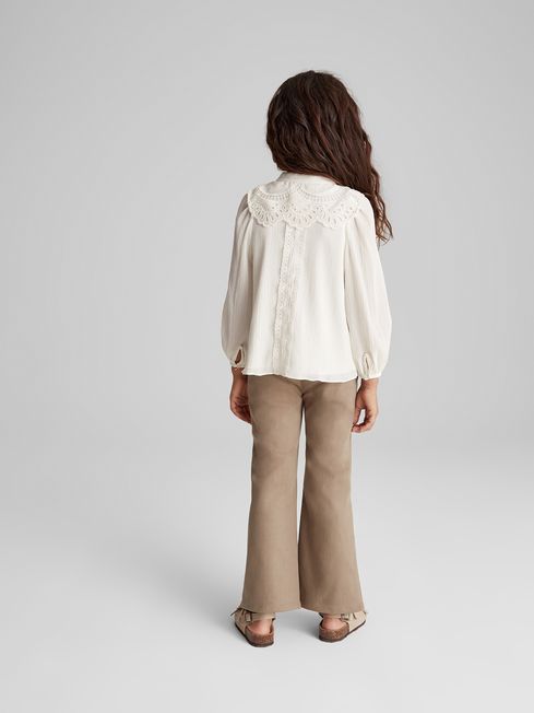 Piper Jr Junior Embroidered Detail Blouse