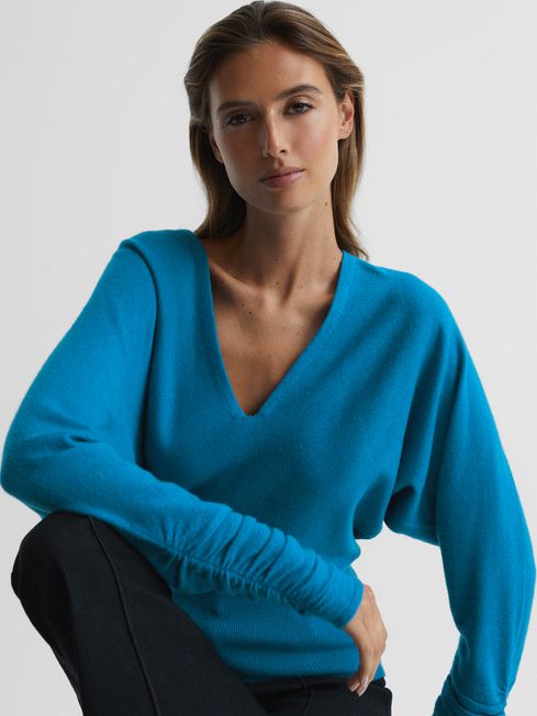 Jolie V-Neck Cashmere Blend Jumper