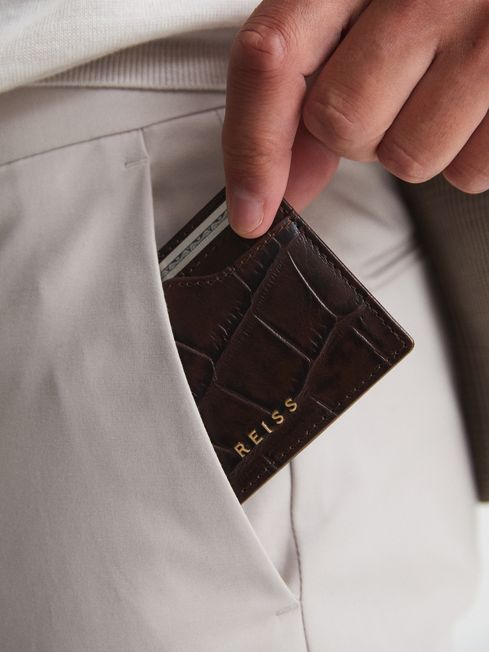 Cabot Leather Card Holder