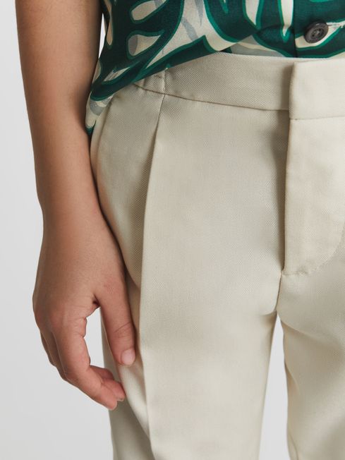 Brighton Casual Cropped Tapered Trousers