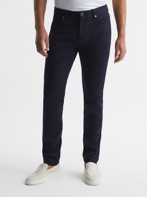 Nubury Jersey Slim Fit Chino Trousers