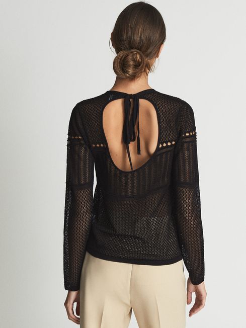 Eliana Lace Crew Neck Jumper