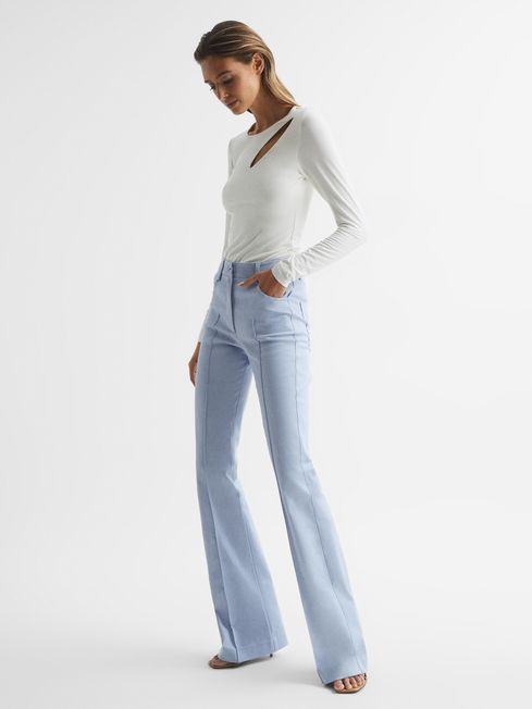 Aubrey Cut-Out Long Sleeve Top