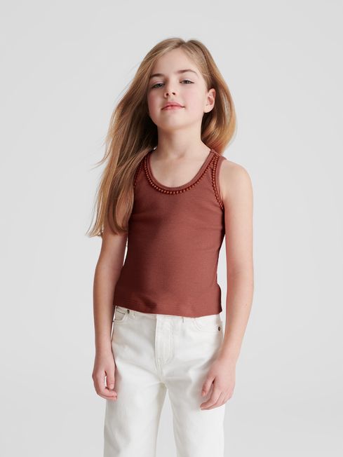 Violet Jr Junior Trim Detail Vest