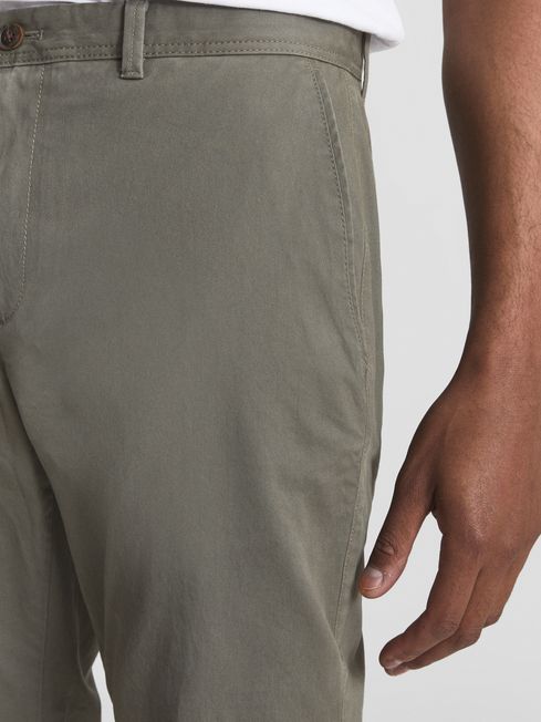 Pitch Washed Slim Fit Chinos